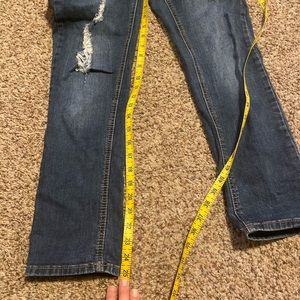 Blue asphalt crop jeans size 11/30.